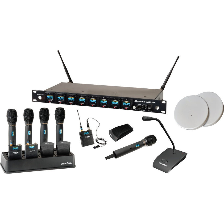 ClearOne WS880 Wireless Microphone System Receiver - 910-6000-801-X