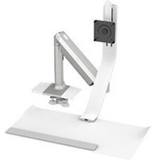 Humanscale QuickStand Lite QSLSWC Desk Mount for Monitor, Keyboard - Silver - QSLSWC