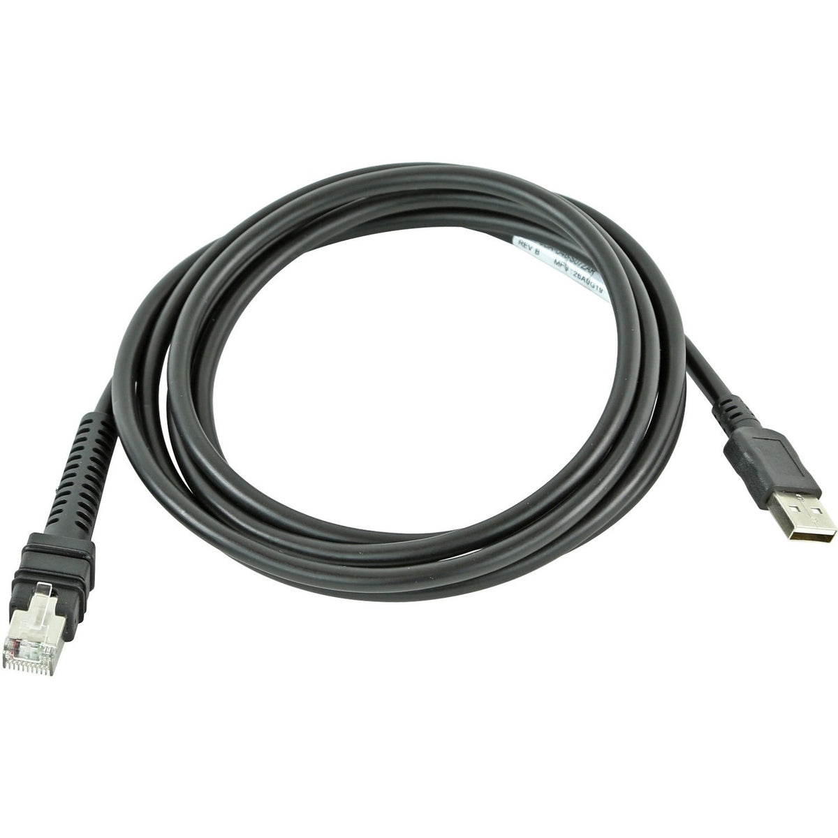 Zebra Cable - Shielded USB: Series A Connector, 7ft. (2.1m), Straight, BC 1.2 - CBA-U46-S07ZAR