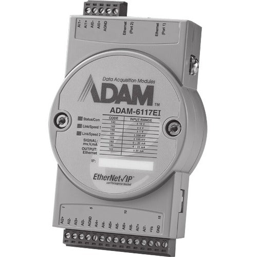 B+B SmartWorx 8-ch Isolated AI EtherNet/IP Module - ADAM-6117EI