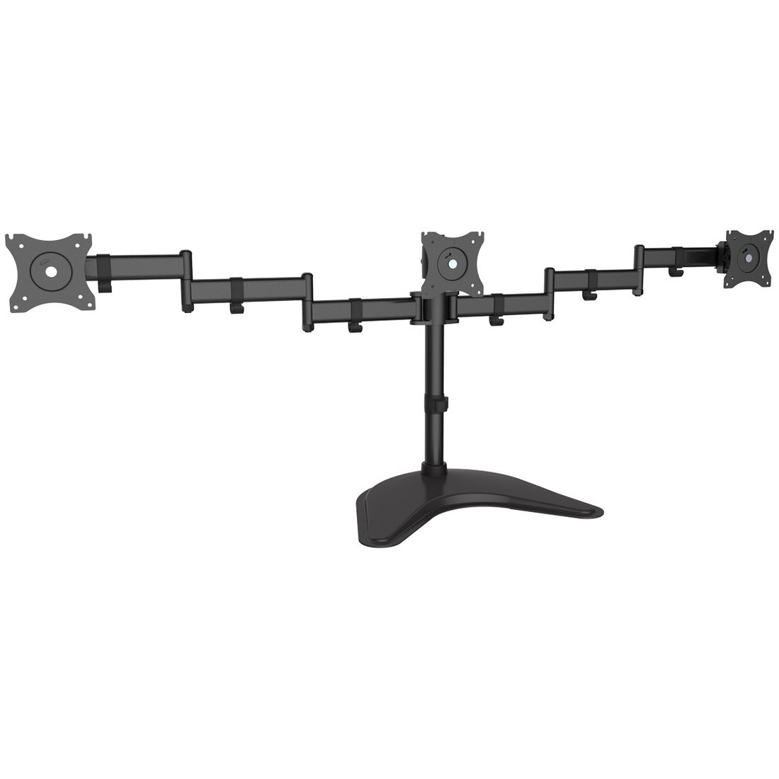 SIIG Articulated Freestanding Triple Monitor Desk Stand - 13"-27" - CE-MT1V12-S1