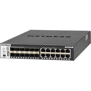 Netgear M4300 Stackable Managed Switch with 24x10G including 12x10GBASE-T and 12xSFP+ Layer 3 - XSM4324S-100NES