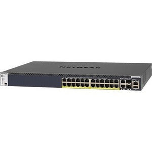 Netgear M4300 24x1G PoE+ Stackable Managed Switch with 2x10GBASE-T and 2xSFP+ (1000W PSU) - GSM4328PB-100NES