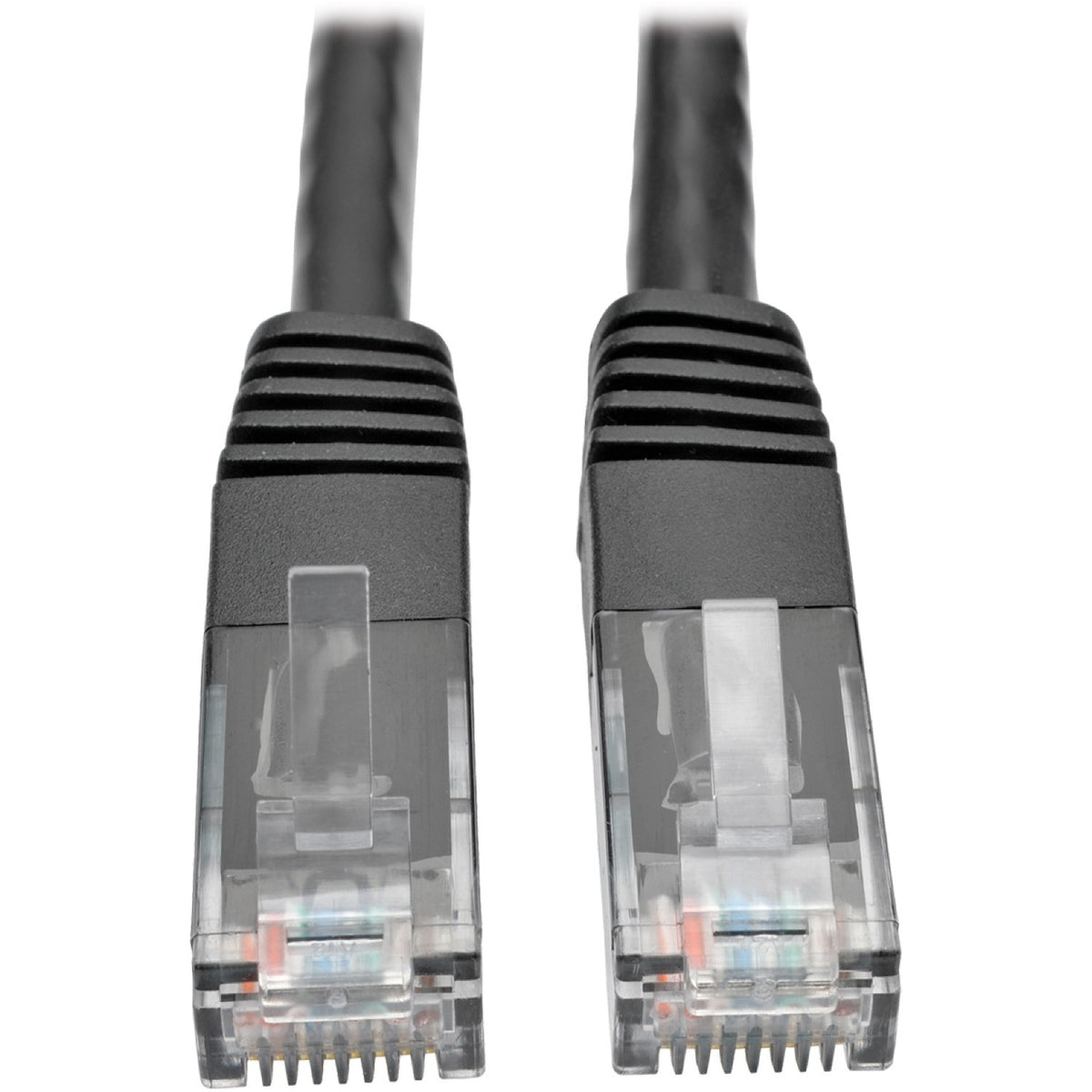 Eaton Tripp Lite Series Cat6 Gigabit Molded (UTP) Ethernet Cable (RJ45 M/M), PoE, Black, 5 ft. (1.52 m) - N200-005-BK