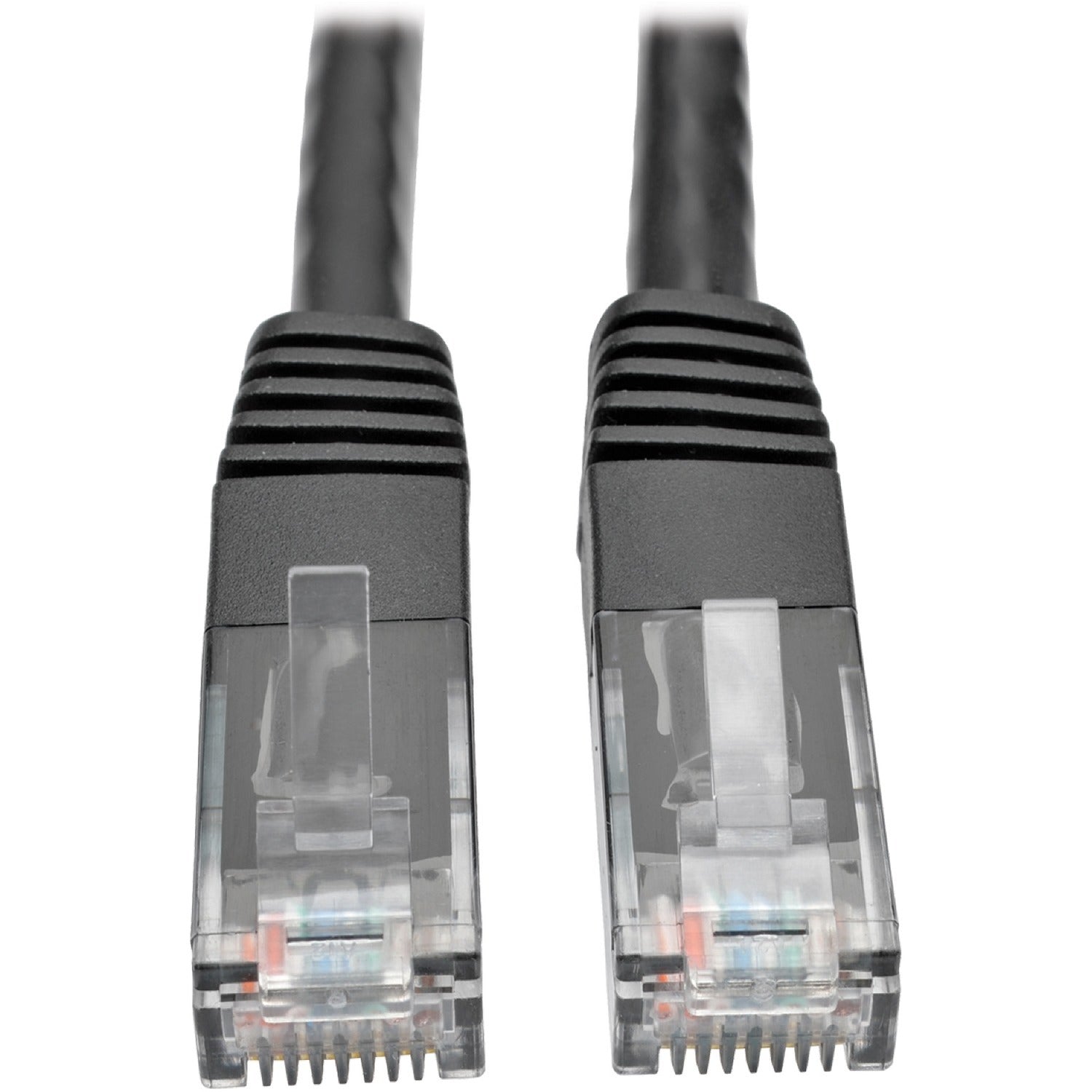 Eaton Tripp Lite Series Cat6 Gigabit Molded (UTP) Ethernet Cable (RJ45 M/M), PoE, Black, 5 ft. (1.52 m) - N200-005-BK