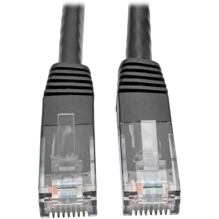 Eaton Tripp Lite Series Cat6 Gigabit Molded (UTP) Ethernet Cable (RJ45 M/M), PoE, Black, 5 ft. (1.52 m) - N200-005-BK