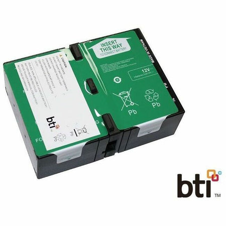 BTI APCRBC124-SLA124 SEALED LEAD ACID BATTERY FOR APC - 2yr Warranty - BR1200G-FR, BR1200GI, BR1300G, BR1500G, BR1500G-FR, BR1500GI, BX1500M, SMC1000-2U, SMC1000I-2U - APCRBC124-SLA124