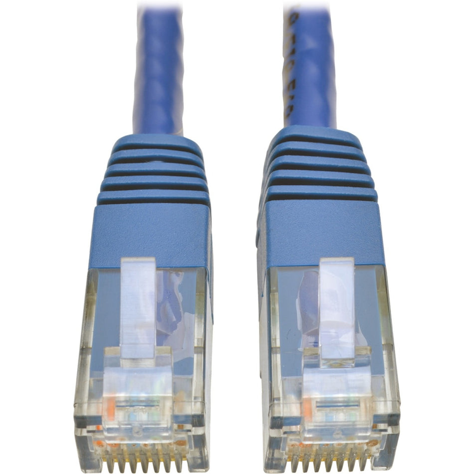 Eaton Tripp Lite Series Cat6 Gigabit Molded (UTP) Ethernet Cable (RJ45 M/M), PoE, Blue, 2 ft. (0.61 m) - N200-002-BL