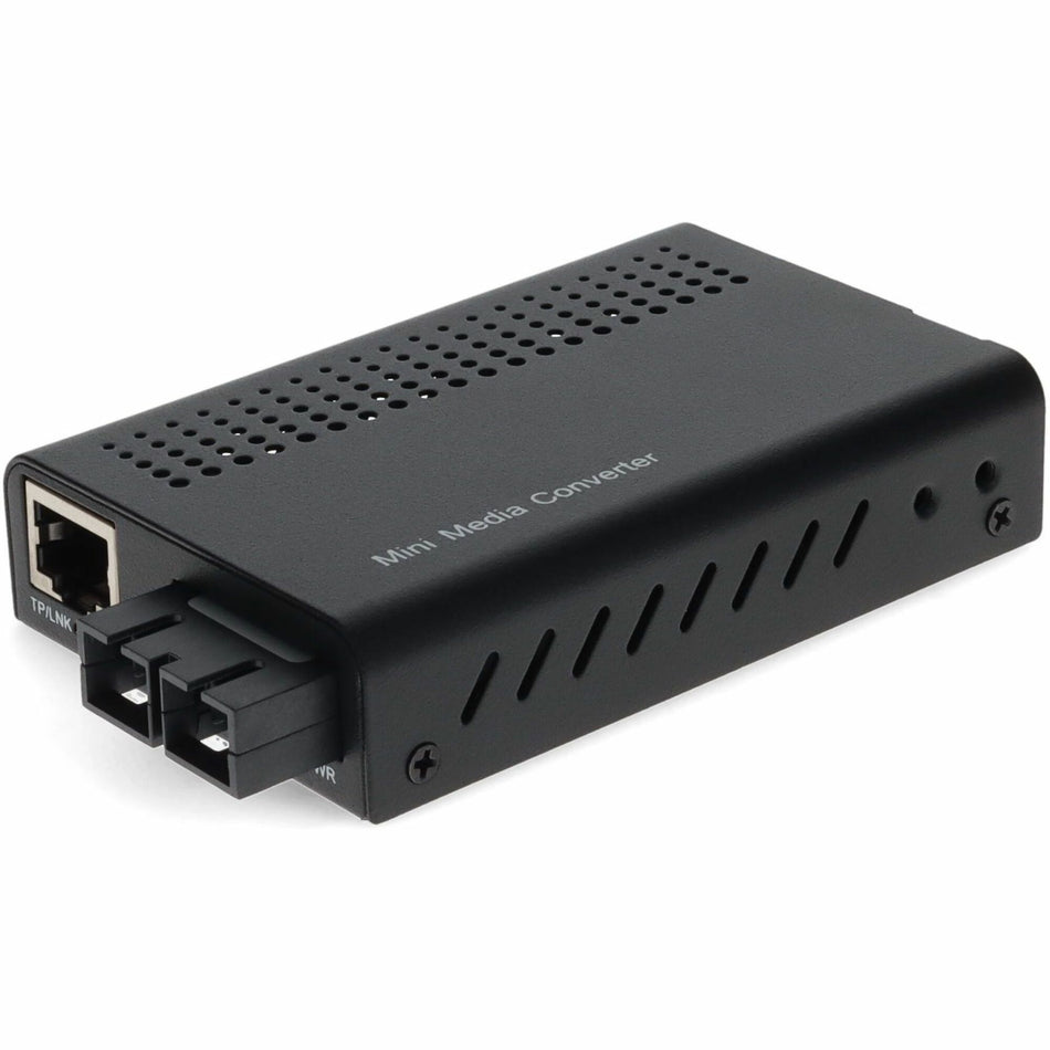 AddOn 10/100/1000Base-TX(RJ-45) to 1000Base-FX(SC) MMF 1310nm 2km Mini Media Converter - ADD-GMCMN-FX-SC