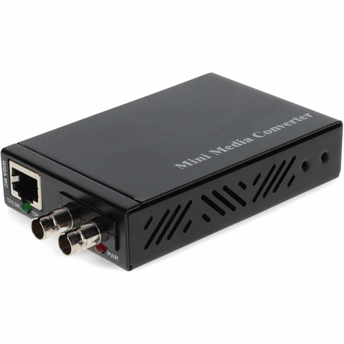 AddOn 10/100/1000Base-TX(RJ-45) to 1000Base-LX(ST) SMF 1310nm 20km Mini Media Converter - ADD-GMCMN-LX-2ST