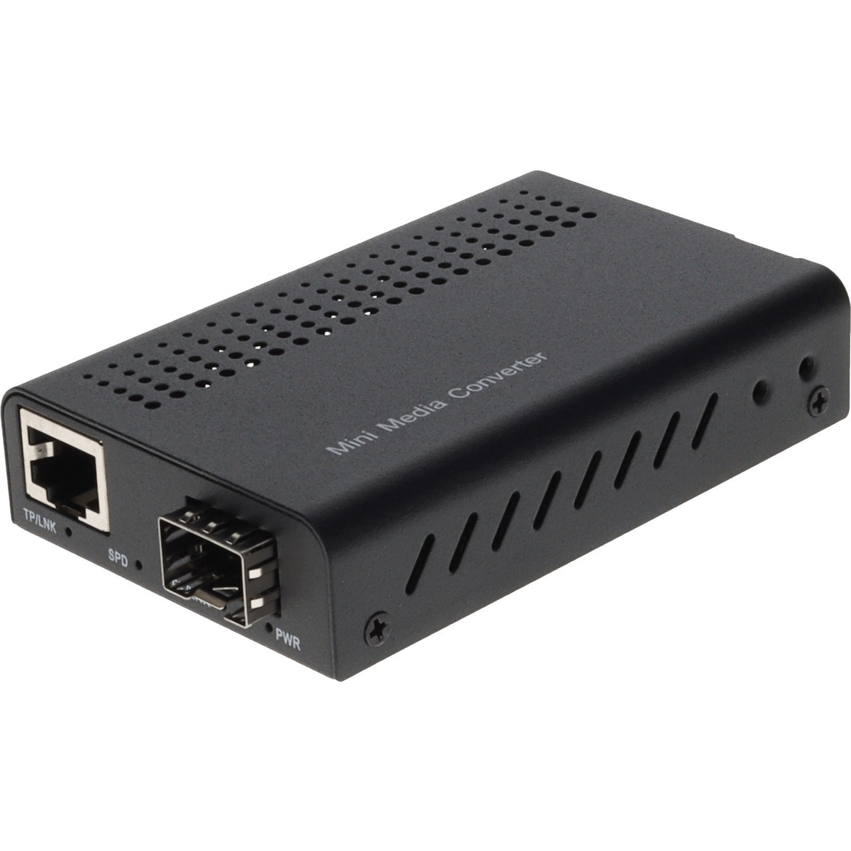 AddOn 10/100/1000Base-TX(RJ-45) to Open SFP Port Mini Media Converter - ADD-GMCMN-SFP