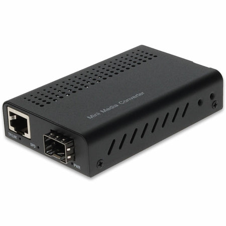AddOn 10/100/1000Base-TX(RJ-45) to Open SFP Port Mini Media Converter - ADD-GMCMN-SFP