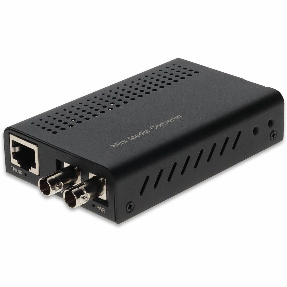 AddOn 10/100/1000Base-TX(RJ-45) to 1000Base-SX(ST) MMF 850nm 550m Mini Media Converter - ADD-GMCMN-SX-ST