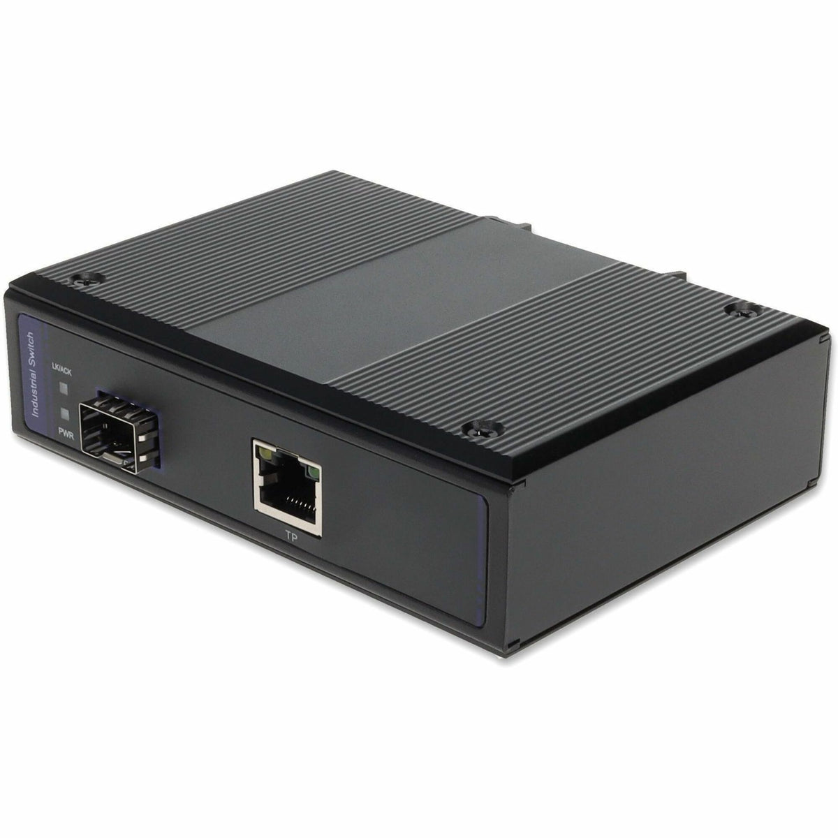 AddOn 1 10/100/1000Base-TX(RJ-45) to 1 Open SFP Port Industrial Media Converter - ADD-IGMC-SFP