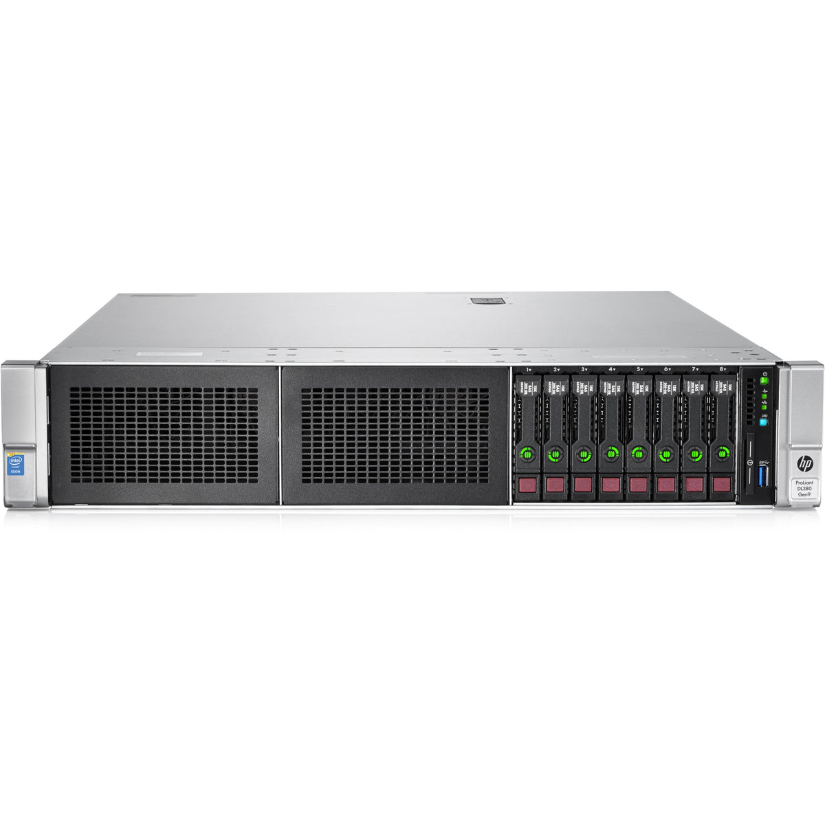 HPE ProLiant DL380 G9 2U Rack Server - 1 x Intel Xeon E5-2630 v4 2.20 GHz - 16 GB RAM - 12Gb/s SAS Controller - 848774-B21