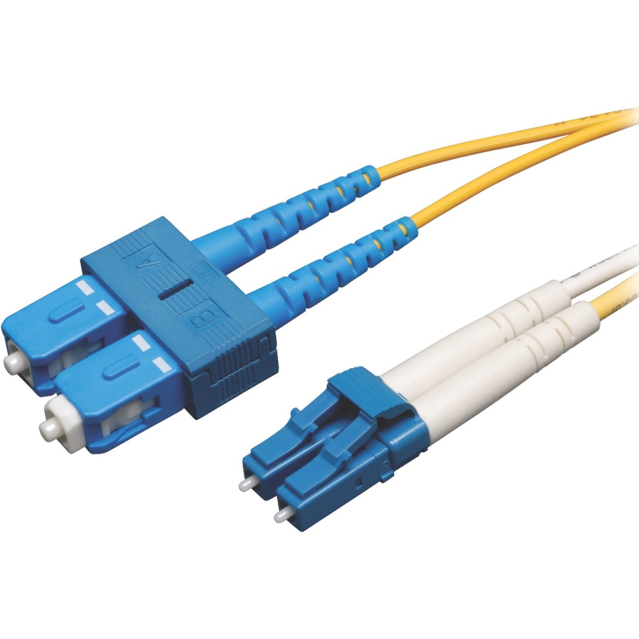 Tripp Lite by Eaton 30M Duplex Singlemode 9/125 Fiber Optic Patch Cable LC/SC 100' 100ft 30 Meter - N366-30M