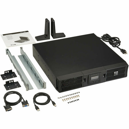 Tripp Lite by Eaton series UPS SmartOnline 1500VA 1350W 120V Double-Conversion UPS - 8 Outlets, Extended Run, Network Card Included, LCD, USB, DB9, 2U Rack/Tower Battery Backup - SU1500RTXLCDN