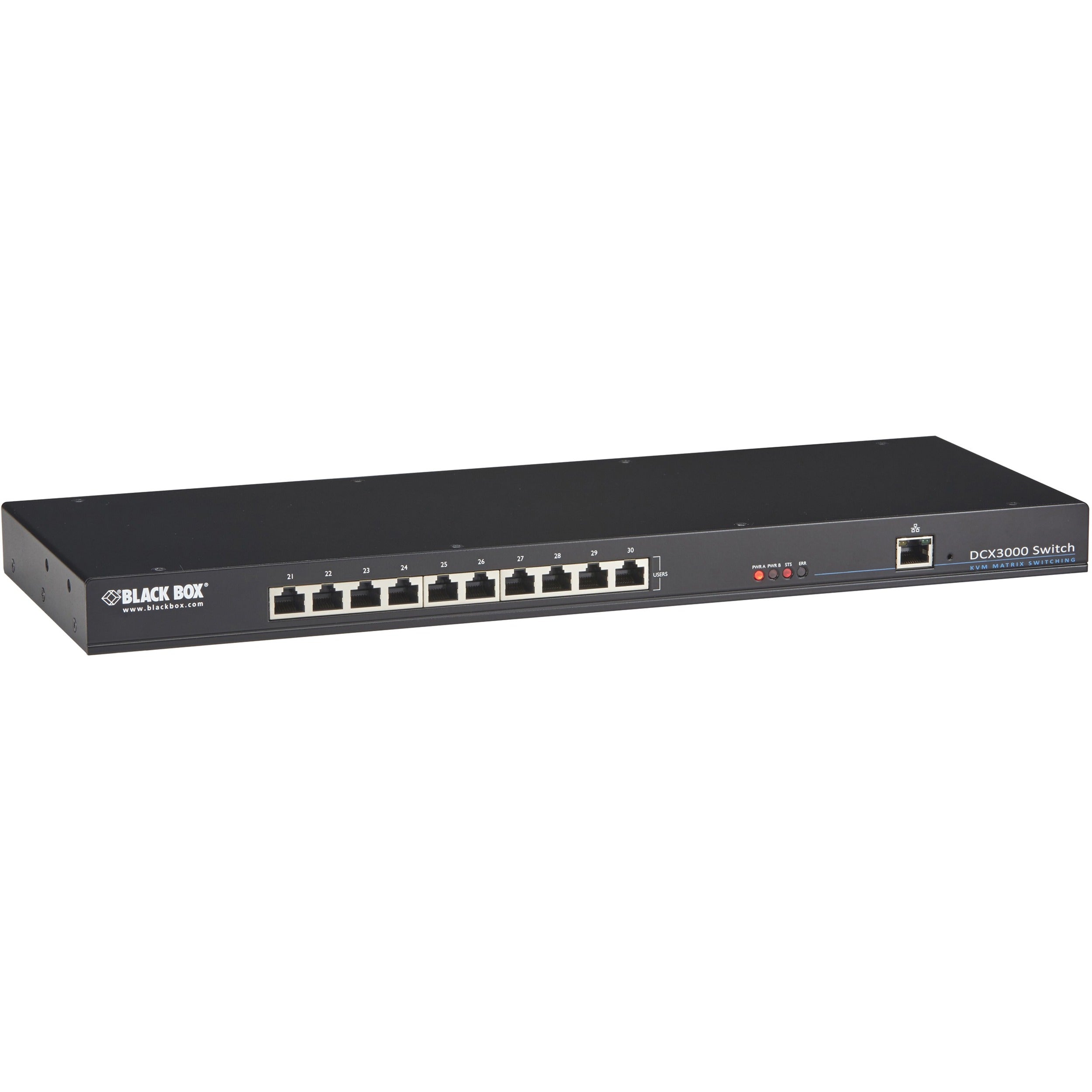 Black Box Digital KVM Matrix Switch - 30-Port - DCX3000