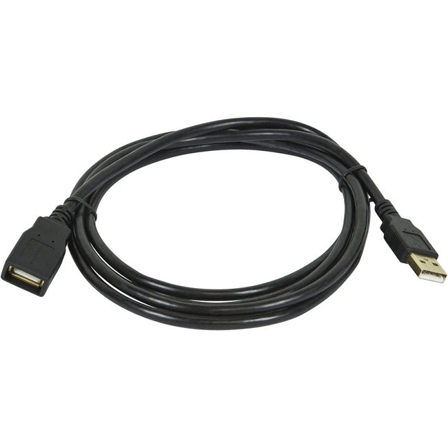 Monoprice 6ft USB 2.0 A Male to A Female Extension 28/24AWG Cable (Gold Plated) - 5433