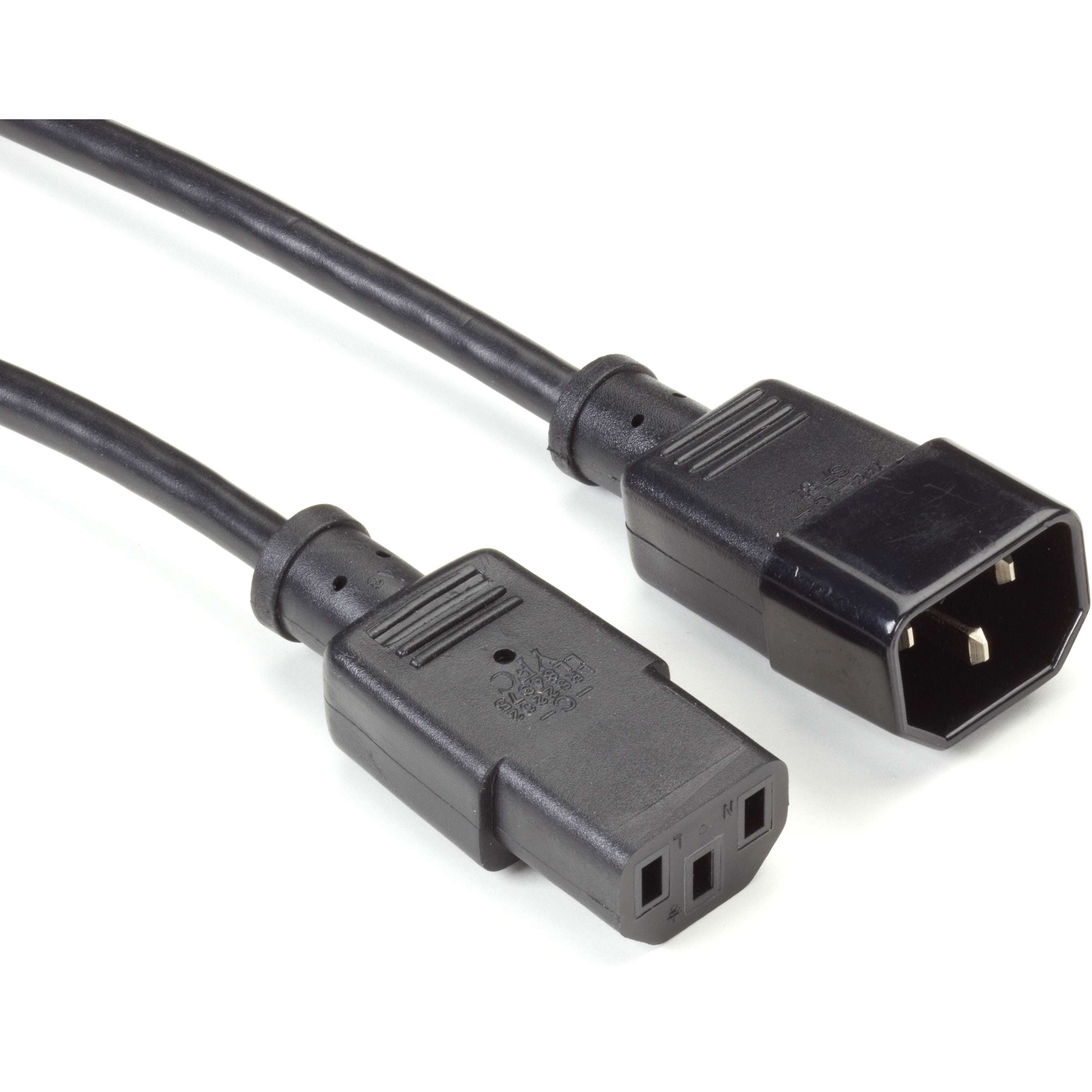 Black Box Extension Power Cord, IEC C13 to IEC C14, 2-ft. (0.6-m) - EPXR25