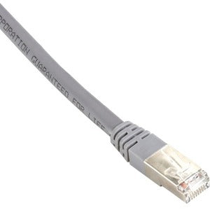 Black Box Cat6 400-MHz, Shielded, Solid Backbone Cable (FTP), Plenum, Gray, 30-ft. (9.1-m) - EVNSL0273GY-0030