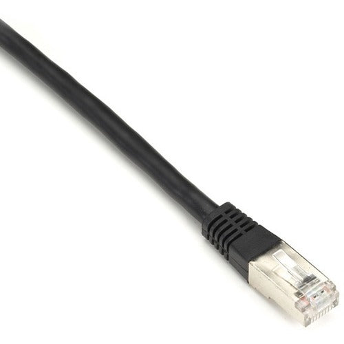 Black Box CAT6 250-MHz Stranded Patch Cable Slim Molded Boot - S/FTP, CM PVC, Black, 5FT - EVNSL0272BK-0005