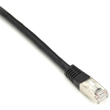 Black Box CAT6 250-MHz Stranded Patch Cable Slim Molded Boot - S/FTP, CM PVC, Black, 10FT - EVNSL0272BK-0010
