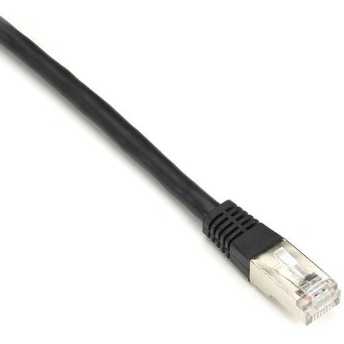 Black Box CAT6 250-MHz Stranded Patch Cable Slim Molded Boot - S/FTP, CM PVC, Black, 30FT - EVNSL0272BK-0030