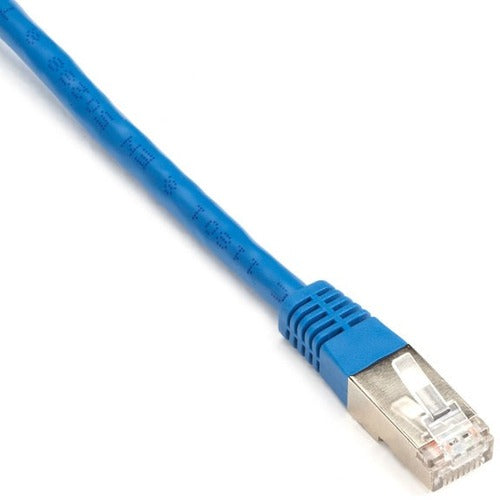 Black Box CAT6 250-MHz Stranded Patch Cable Slim Molded Boot - S/FTP, CM PVC, Blue, 15FT - EVNSL0272BL-0015