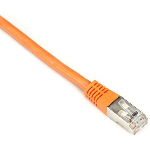 Black Box CAT6 250-MHz Stranded Patch Cable Slim Molded Boot - S/FTP, CM PVC, Orange, 3FT - EVNSL0272OR-0003