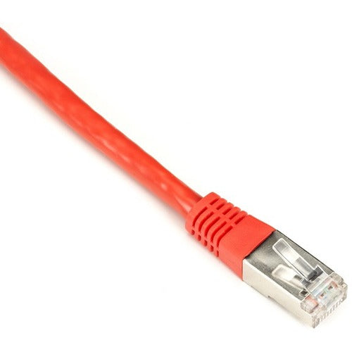 Black Box CAT6 250-MHz Stranded Patch Cable Slim Molded Boot - S/FTP, CM PVC, Red, 3FT - EVNSL0272RD-0003
