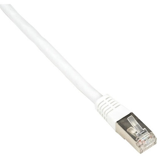 Black Box CAT6 250-MHz Stranded Patch Cable Slim Molded Boot - S/FTP, CM PVC, White, 3FT - EVNSL0272WH-0003