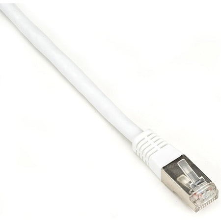 Black Box CAT6 250-MHz Stranded Patch Cable Slim Molded Boot - S/FTP, CM PVC, White, 10FT - EVNSL0272WH-0010