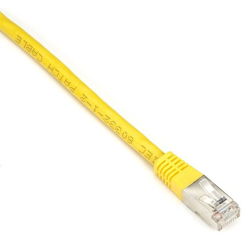 Black Box CAT6 250-MHz Stranded Patch Cable Slim Molded Boot - S/FTP, CM PVC, Yellow, 2FT - EVNSL0272YL-0002