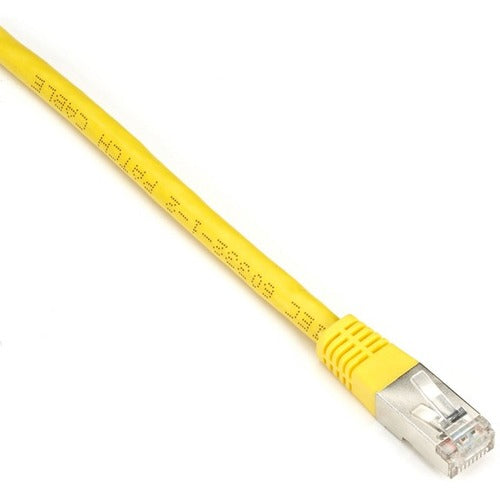 Black Box CAT6 250-MHz Stranded Patch Cable Slim Molded Boot - S/FTP, CM PVC, Yellow, 25FT - EVNSL0272YL-0025