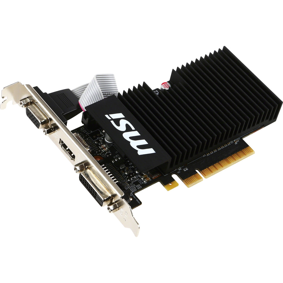 MSI NVIDIA GeForce GT 710 Graphic Card - 1 GB DDR3 SDRAM - GT 710 1GD3H LPV1