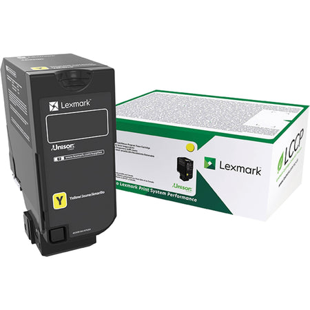 Lexmark Unison Original Standard Yield Laser Toner Cartridge - Yellow - 1 Each - 74C0SYG