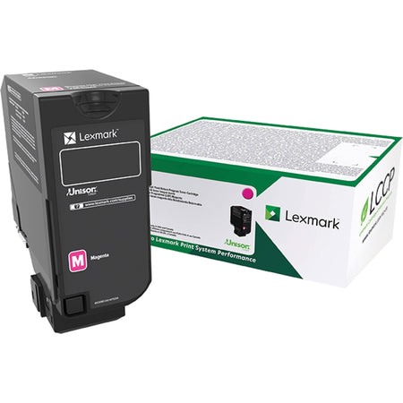 Lexmark Unison Original High Yield Laser Toner Cartridge - Magenta - 1 Each - 74C0HMG