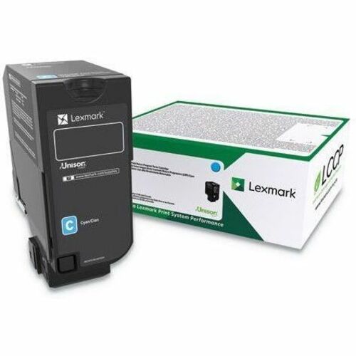 Lexmark Original High Yield Laser Toner Cartridge - Cyan Pack - 84C0HCG