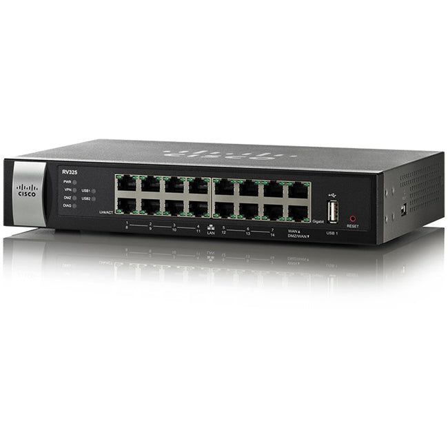 Cisco RV325 Gigabit Dual WAN VPN Router - RV325-K9-NA-RF