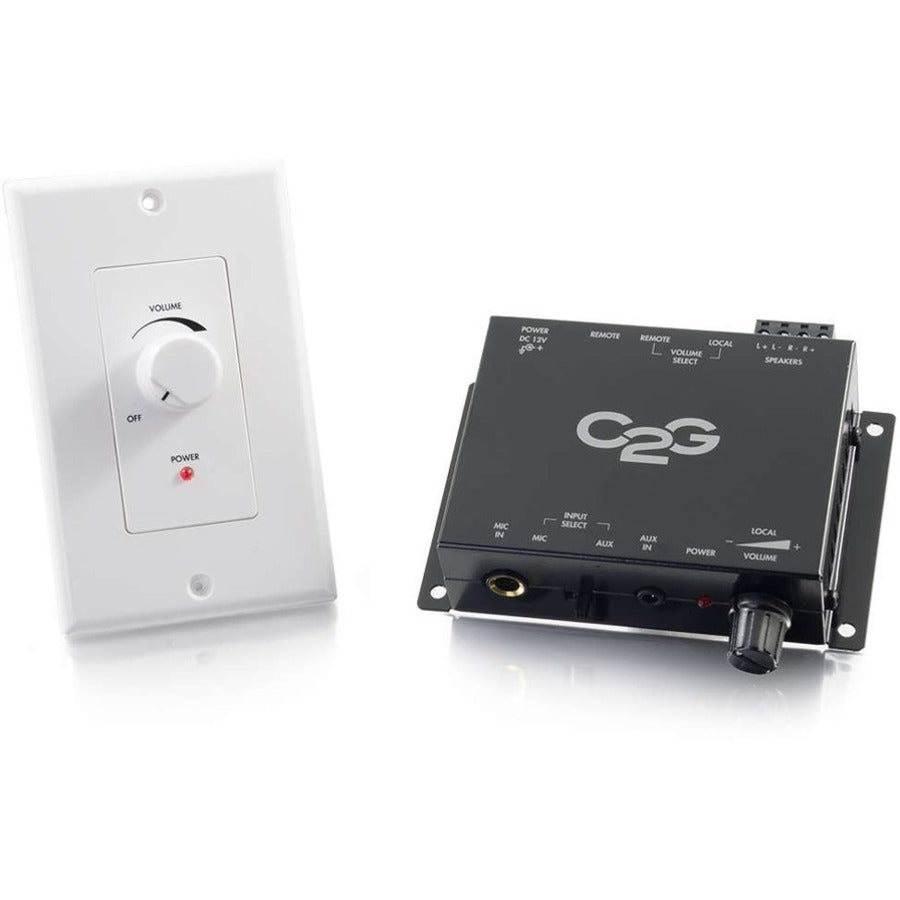 C2G Compact Amplifier with External Volume Control - 40914