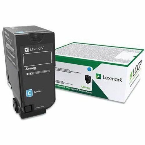Lexmark Original Laser Toner Cartridge - Cyan Pack - 74C00CG