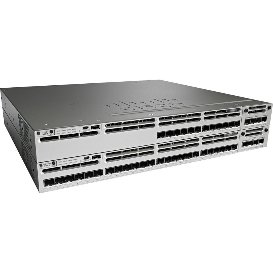 Cisco Catalyst WS-C3850-24S-E Layer 3 Switch - WS-C3850-24S-E-RF