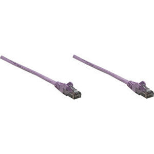 Intellinet Network Solutions Cat6 UTP Network Patch Cable, 10 ft (3.0 m), Purple - 393157