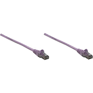 Intellinet Network Solutions Cat6 UTP Network Patch Cable, 25 ft (7.5 m), Purple - 393171
