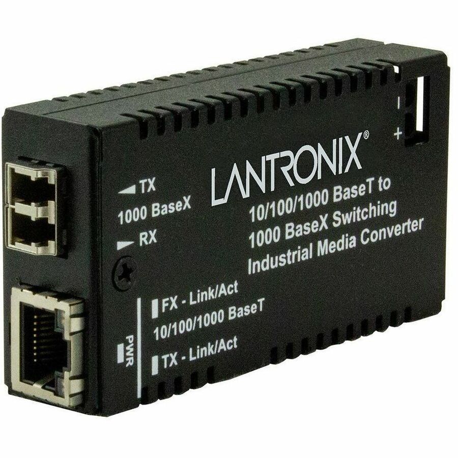 Hardened Mini Gigabit Ethernet Media Converter 10/100/1000Base-T to 1000Base-SX/LX - M/GE-ISW-LC-01