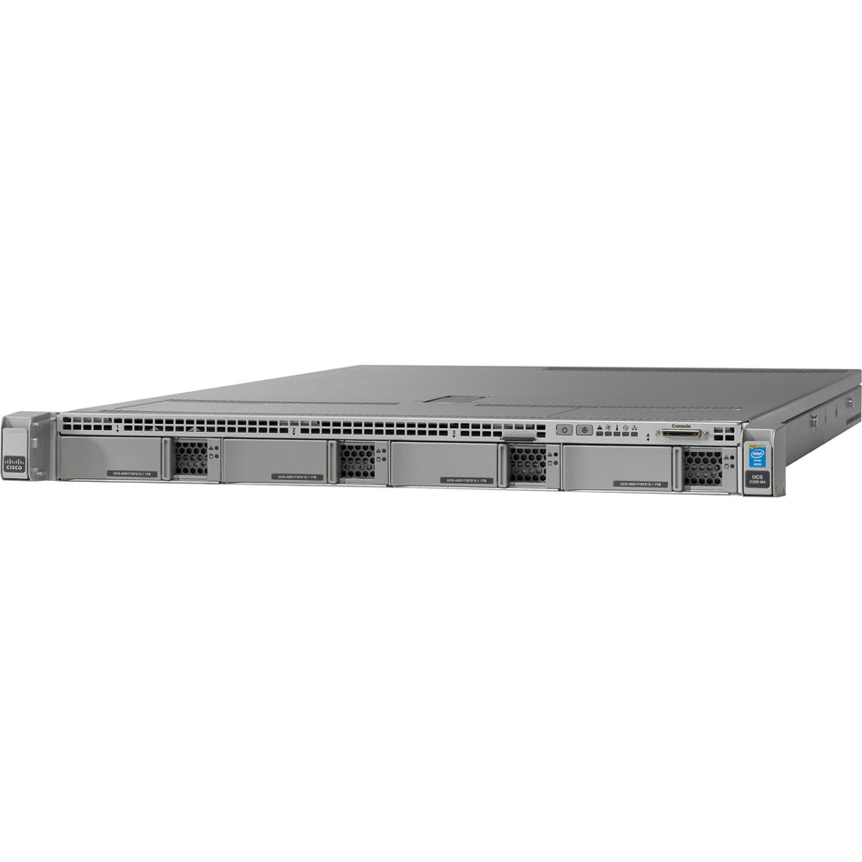 Cisco C220 M4 1U Rack Server - 2 x Intel Xeon E5-2620 v4 2.10 GHz - 256 GB RAM - 9.60 TB HDD - (8 x 1.2TB) HDD Configuration - Serial ATA/600, Serial Attached SCSI (SAS) Controller - UCS-SPBD-C220M4-ST