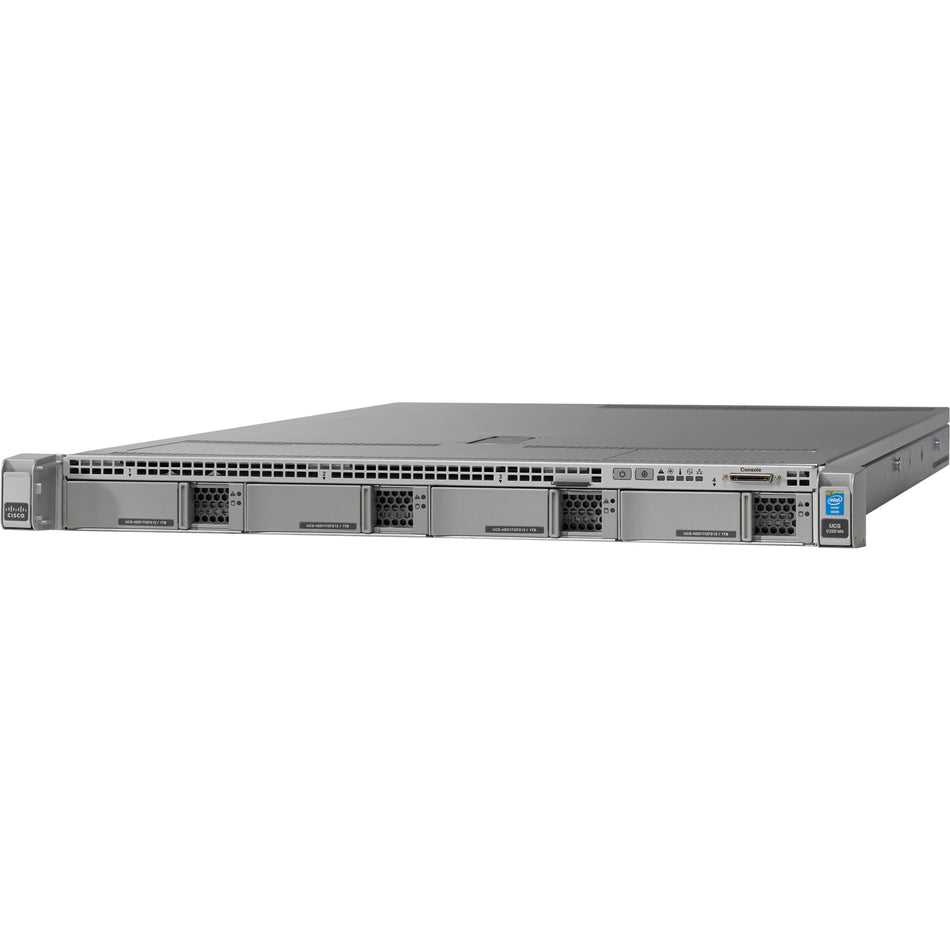 Cisco C220 M4 1U Rack Server - 2 x Intel Xeon E5-2630 v4 2.20 GHz - 64 GB RAM - Serial ATA/600 Controller - UCS-SP-C220M4-B-S1