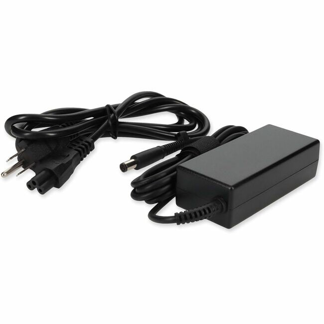 HP 693710-001 Compatible 65W 18.5V at 3.5A Black 7.4 mm x 5.0 mm Laptop Power Adapter and Cable - 693710-001-AA