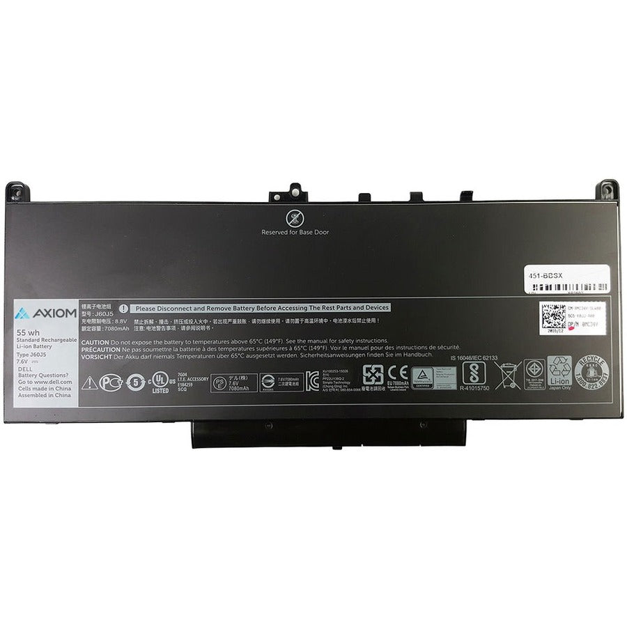 Axiom LI-ION 4-Cell NB Battery for Dell - 451-BBSX - 451-BBSX-AX
